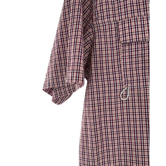 Big Sky Outfitters Shirt Men's Sz XL Plaid Button Up Outdoor Fishing Vented Top - Picture 6 of 8